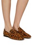 Figure View - Click To Enlarge - EQUIL - ‘London’ Leopard Print Leather Penny Loafers