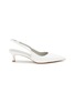 EQUIL - ‘Lyon’ 50 Leather Point Toe Slingback Pumps