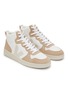 Detail View - Click To Enlarge - VEJA - ‘V-15’ High Top Vegan Leather Sneakers