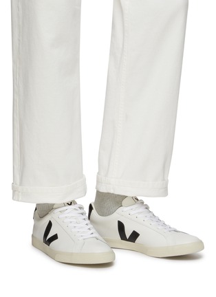 Figure View - Click To Enlarge - VEJA - ‘Esplar’ Low Top Lace Up Leather Sneakers