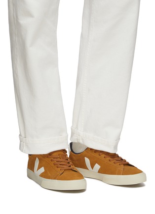 Figure View - Click To Enlarge - VEJA - ‘Campo’ Low Top Suede Sneakers