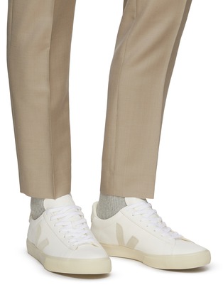 Figure View - Click To Enlarge - VEJA - ‘Campo’ Low Top Leather Sneakers