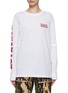 Main View - Click To Enlarge - GANNI - ‘Love Club’ Layered Long Sleeve T-Shirt