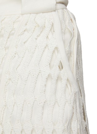  - SIMKHAI - ‘Naara’ Net Knit Overlay Cotton Shorts