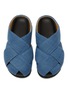 Detail View - Click To Enlarge - PEDDER RED - ‘Celest’ Woven Washed Denim Sandals