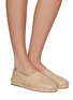 Figure View - Click To Enlarge - PEDDER RED - Audrey Leather Espadrilles