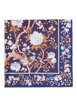 Detail View - Click To Enlarge - LIBERTY LONDON - ‘Elysian Paradise’ Silk Twill Scarf