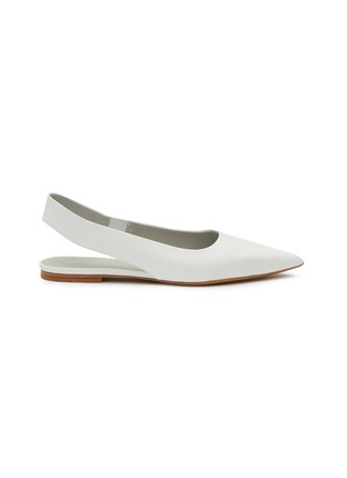 Main View - Click To Enlarge - EQUIL - ‘Geneva’ Leather Slingback Flats