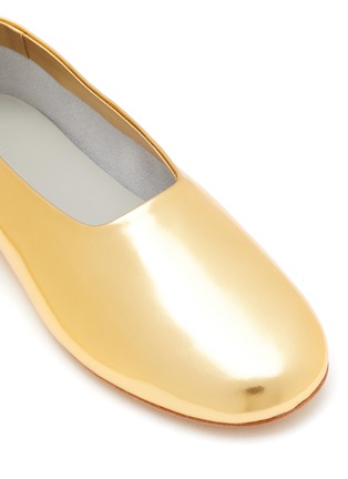 Detail View - Click To Enlarge - EQUIL - ‘Venezia’ Round Toe Leather Ballerina Flats