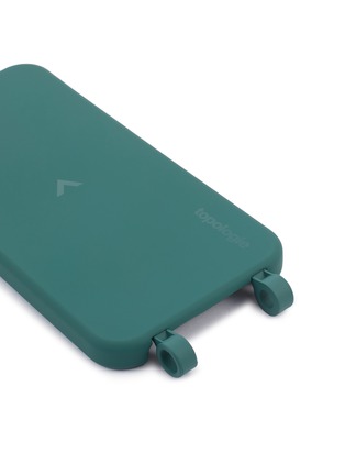 Detail View - Click To Enlarge - TOPOLOGIE - ‘Dolomites’ Detachable Strap Anchor iPhone 12 & iPhone 12 Pro Case — Teal
