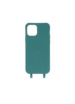 Main View - Click To Enlarge - TOPOLOGIE - ‘Dolomites’ Detachable Strap Anchor iPhone 12 & iPhone 12 Pro Case — Teal