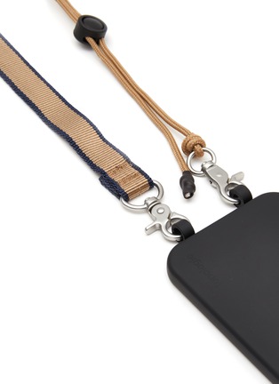 Detail View - Click To Enlarge - TOPOLOGIE - 20mm Adjustable Phone Case Sling Strap — Khaki
