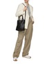 Front View - Click To Enlarge - EQUIL - Small ‘Tokyo’ Adjustable Shoulder Strap Leather Tote Bag