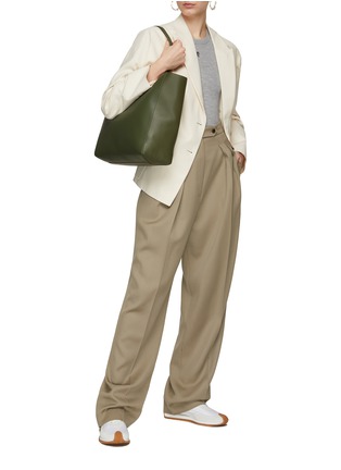 Figure View - Click To Enlarge - EQUIL - Medium 'New York' Reversible Leather Tote Bag