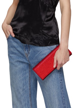 Front View - Click To Enlarge - GEDEBE - All Over Crystal Envelope Clutch