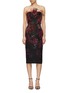 Main View - Click To Enlarge - MARCHESA COUTURE - Floral Organza Printed Cocktail Dress