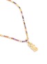 Detail View - Click To Enlarge - VENESSA ARIZAGA - ‘Rainbow Sparkle Gummy’ Gold Plated Brass Rhinestone Gummy Bear Charm Necklace