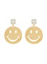 Main View - Click To Enlarge - VENESSA ARIZAGA - ‘Sparkling Smile’ Gold Plated Brass Rhinestone Earrings