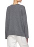 Back View - Click To Enlarge - LE KASHA - Cashmere Knit Deep V-Neck Sweater
