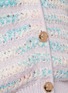  - CRUSH COLLECTION - Multi Coloured Stripe Short Puff Sleeve Cardigan