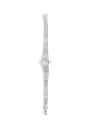 Main View - Click To Enlarge - LANE CRAWFORD VINTAGE WATCHES - Rolex 18k White Gold Case Circular Dial Diamond Lady Wrist Watch