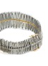 Detail View - Click To Enlarge - TUKKA - Gold Silver Diamond Feather Bracelet