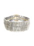 Main View - Click To Enlarge - TUKKA - Gold Silver Diamond Feather Bracelet