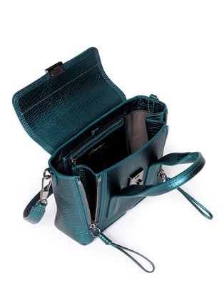 Detail View - Click To Enlarge - 3.1 PHILLIP LIM - 'Pashli' mini metallic leather satchel