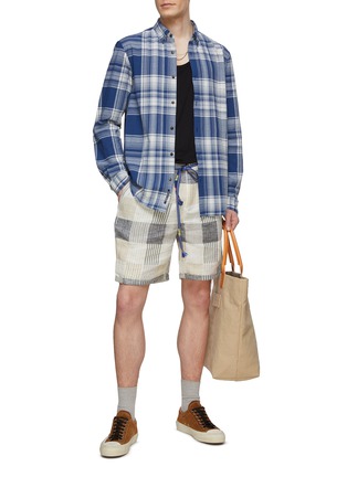 Figure View - Click To Enlarge - SCOTCH & SODA - Check Lightweight Button Up Shirt