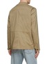 Back View - Click To Enlarge - SCOTCH & SODA - Cotton Blend Button Up Army Jacket