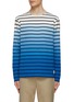 Main View - Click To Enlarge - SCOTCH & SODA - Dip Dye Striped Cotton Long Sleeve T-Shirt