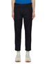 Main View - Click To Enlarge - SCOTCH & SODA - Side Adjuster Cotton Blend Cropped Chinos