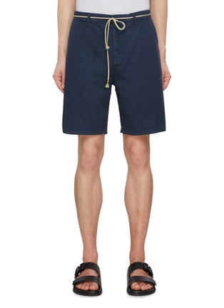 Main View - Click To Enlarge - SCOTCH & SODA - Cotton Linen Blend Shorts
