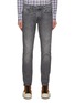 Main View - Click To Enlarge - SCOTCH & SODA - Distressed Washed Slim Jeans