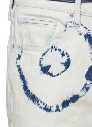  - SCOTCH & SODA - Belted Tie Dye Washed Straight Jeans