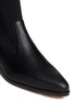 Detail View - Click To Enlarge - CHLOÉ - Metal plate heel leather Chelsea boots