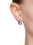 Figure View - Click To Enlarge - SWAROVSKI - ‘Millenia’ Octagon Cut Crystal Stud Earrings