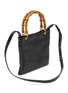 Detail View - Click To Enlarge - JIL SANDER - Bamboo Handle Leather Shopper Bag