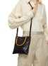 Figure View - Click To Enlarge - JIL SANDER - Bamboo Handle Leather Shopper Bag