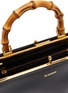 Detail View - Click To Enlarge - JIL SANDER - Mini ‘Goji’ Bamboo Top Handle Leather Bag
