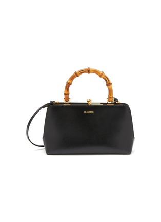 Main View - Click To Enlarge - JIL SANDER - Mini ‘Goji’ Bamboo Top Handle Leather Bag