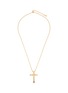 Main View - Click To Enlarge - NUMBERING - 14K Gold Plated Brass Screwdriver Cross Necklace