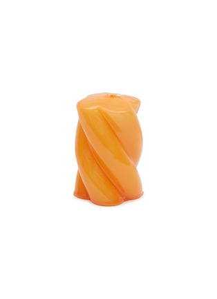 Main View - Click To Enlarge - ANNA + NINA - Blunt Twisted Short Candle — Orange