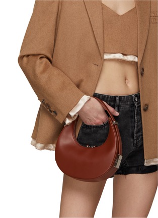 Figure View - Click To Enlarge - OSOI - Mini ‘Toni’ Adjustable Strap Leather Hobo Bag