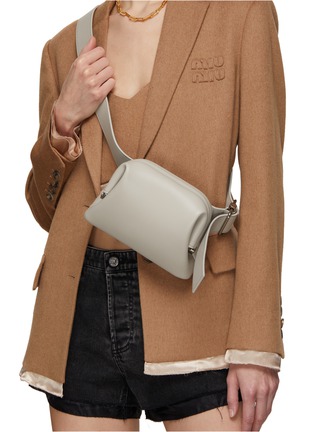 Figure View - Click To Enlarge - OSOI - ‘Pecan Brot’ Adjustable Strap Leather Crossbody Bag