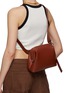 Figure View - Click To Enlarge - OSOI - Mini ‘Brot’ Adjustable Strap Leather Crossbody Bag