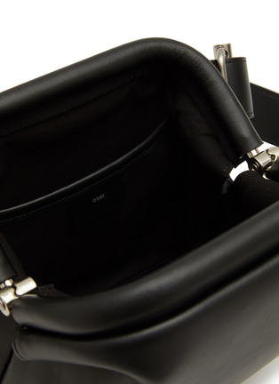 Detail View - Click To Enlarge - OSOI - Mini ‘Brot’ Adjustable Strap Leather Crossbody Bag