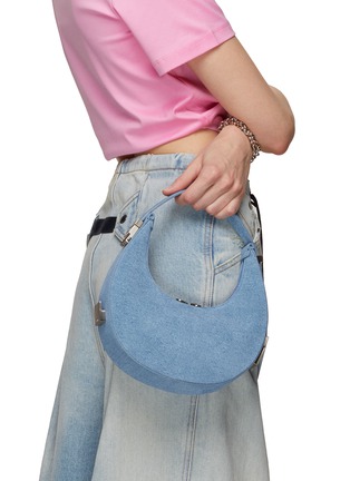 Figure View - Click To Enlarge - OSOI - Mini ‘Toni’ Adjustable Strap Denim Hobo Bag