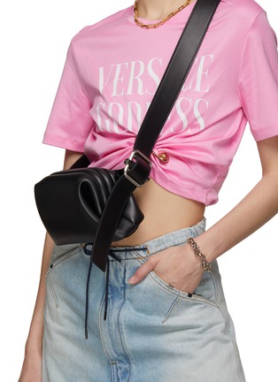 Figure View - Click To Enlarge - OSOI - ‘Pecan Brot’ Adjustable Strap Leather Crossbody Bag