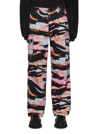 Main View - Click To Enlarge - ERL - Camouflage Printed Cargo Pants
